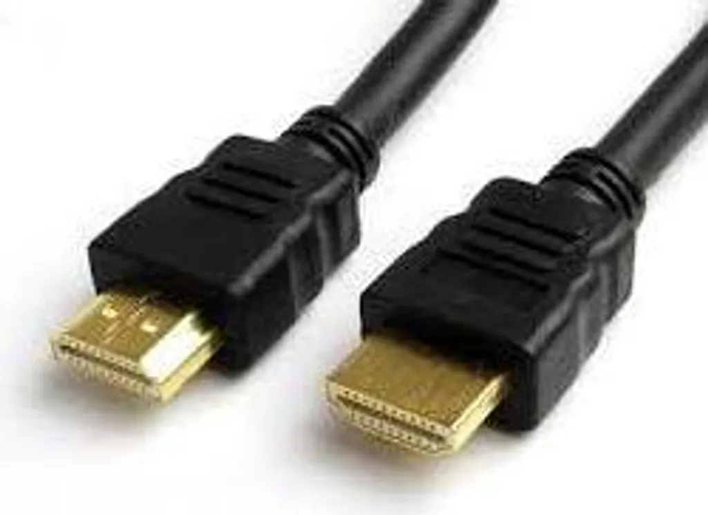 Cavo HDMI 1.8m Tecno 24.35 Nero: Alta Velocità Gold per TV e Console