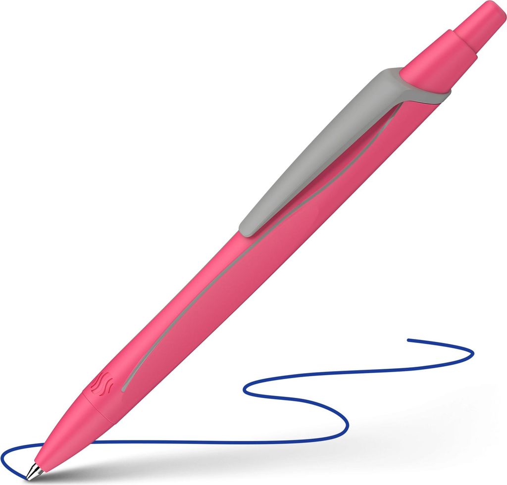 Schneider Kugelschreiber Reco pink Schreibfarbe blau, 1 St.