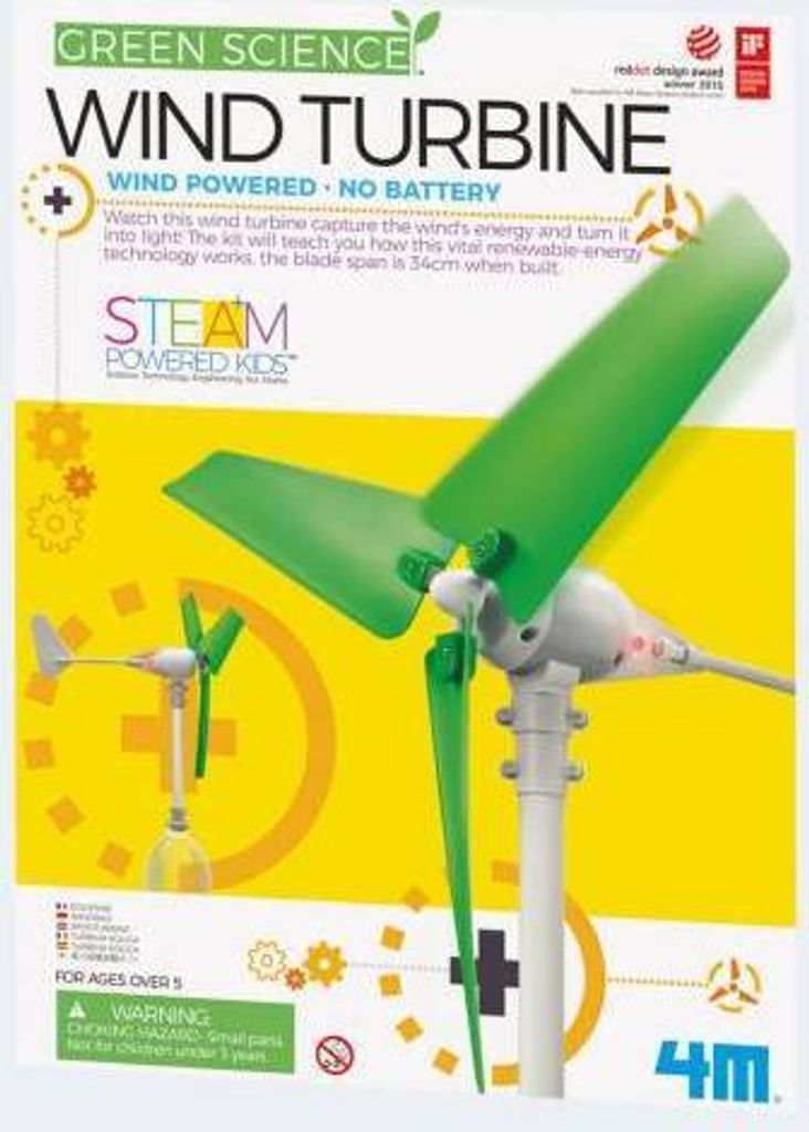 Wind Turbine Bastelset Green Science Produktbild 