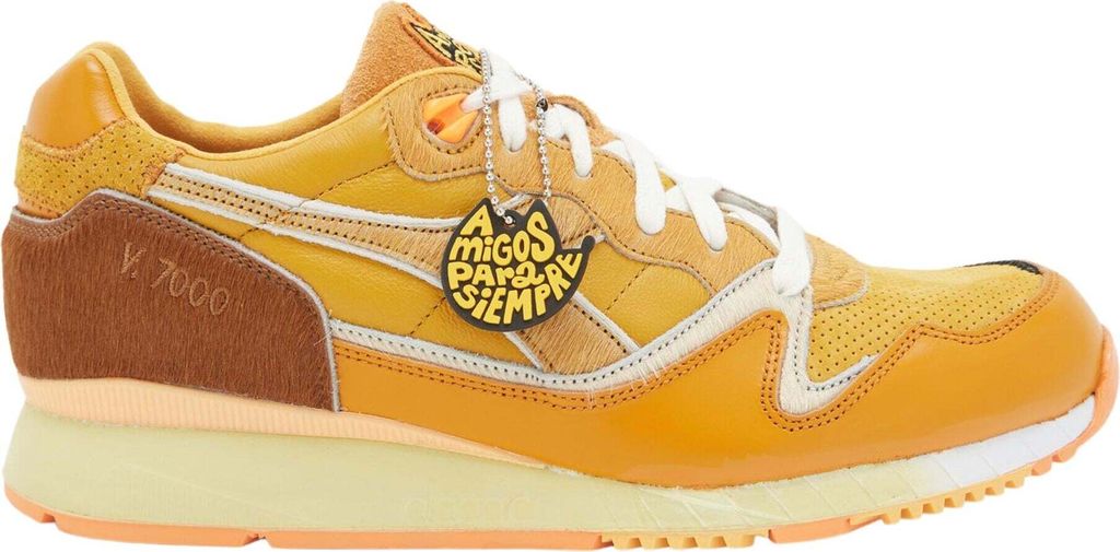 Schuhe Diadora V7000 Limited Edition  Gelb Leder Produktbild 