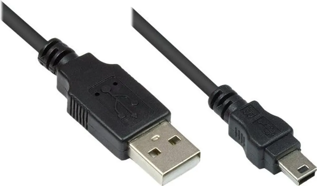 Cavo USB 2.0 A a Mini B 5-pin 0,15m - Good Connections 3310-AM01 Nero