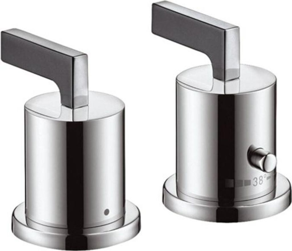 hansgrohe HG 2L AXOR CITTERIO Wannenrandarmatur DN 15 m Therm. m He-Gri chr