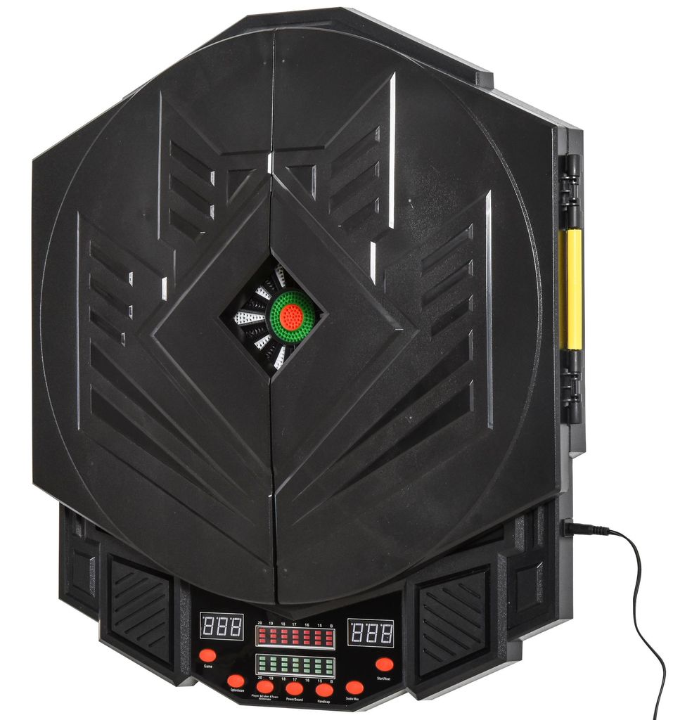 HOMCOM Elektrische dartbord met deur. Dartbord voor 216 Productafbeelding 
