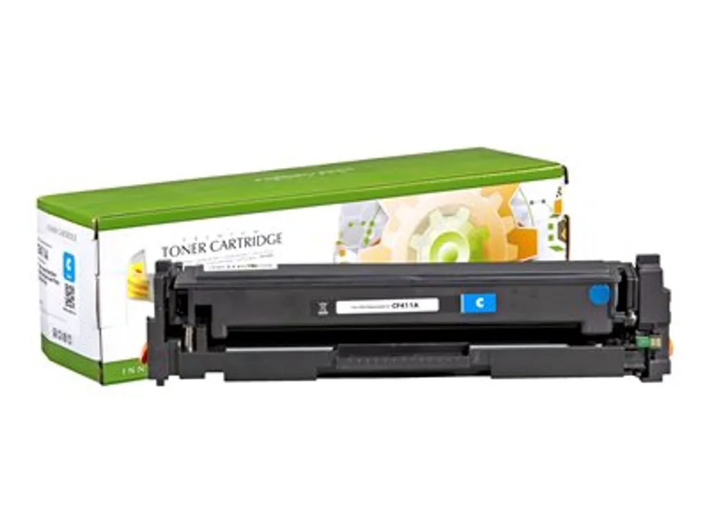 Toner cyan compatible HP CF411A sans fuite pour imprimante laser