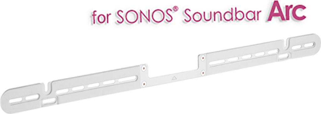 my wall HS 7 WL Wandhalterung für SONOS Halterung für SONOS Arc Soundbar HS7WL weiß