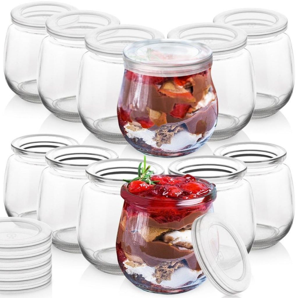 Orion | Bicchieri per yogurt 12 pz. - 300 ml - Barattoli in Immagine del prodotto 