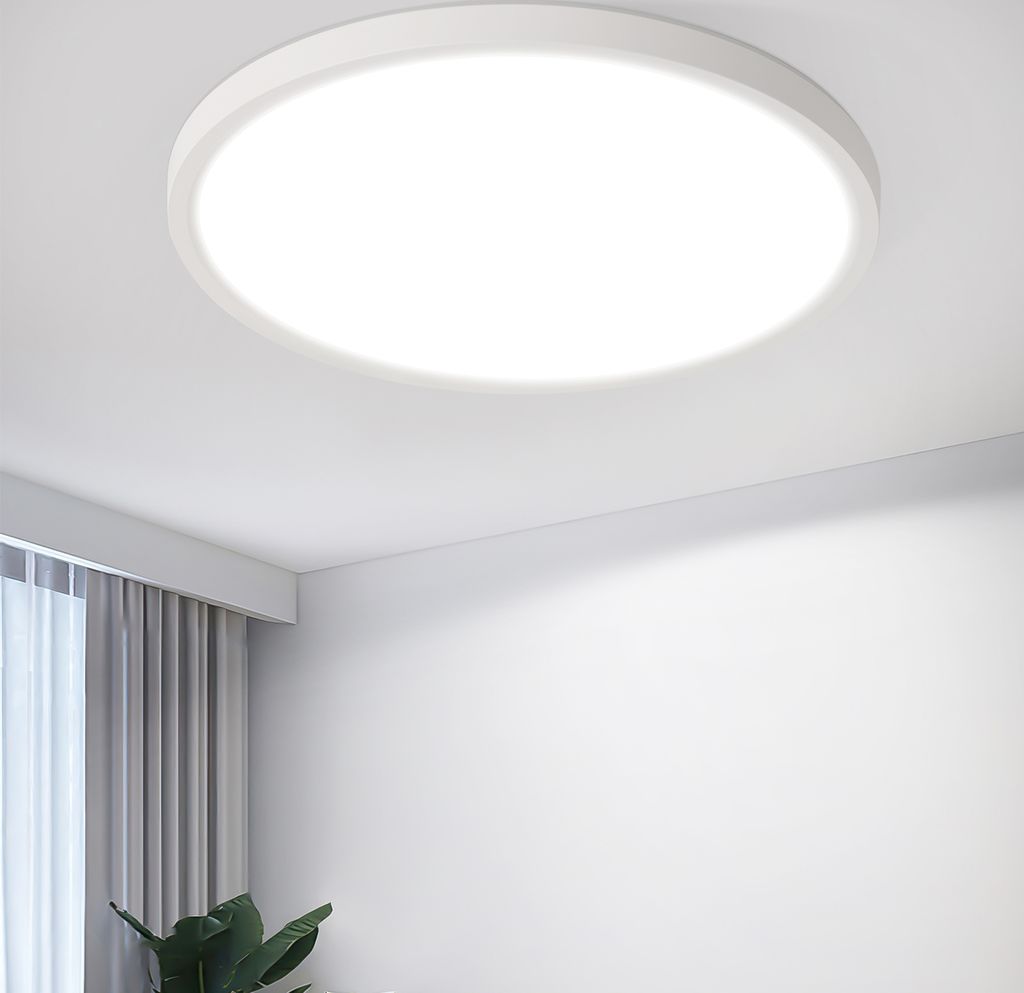 ZMH Deckenlampe LED Deckenleuchte Flach Schlafzimmerlampe 18CM Badezimmerlampe 15W Küchenlampe Schlafzimmer weiß Deckenbeleuchtung Flurlampe Deck...