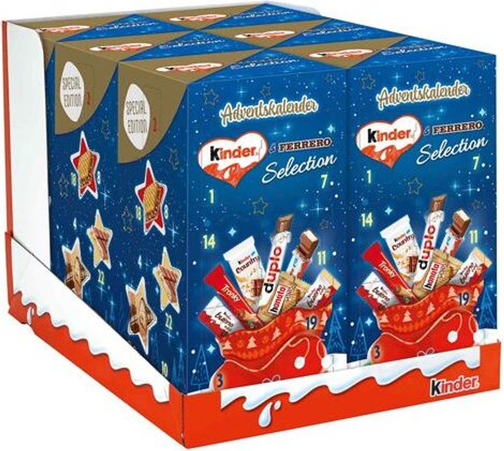 Ferrero - Kinder & Ferrero Selection Adventskalender - 6x Produktbild 
