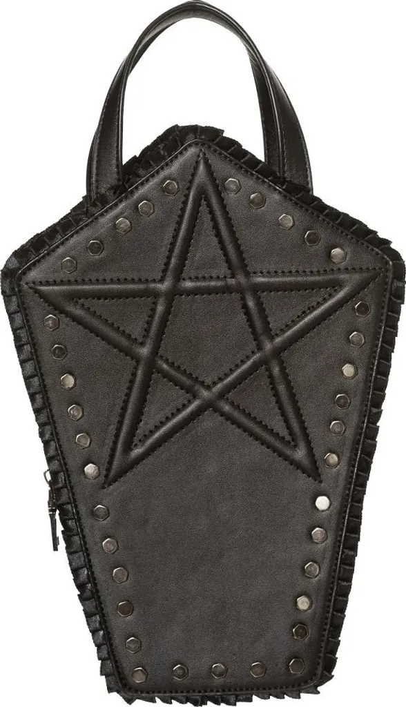 Petit Sac à dos Cercueil Ermira Banned pour Sorties Gothiques et Soirées