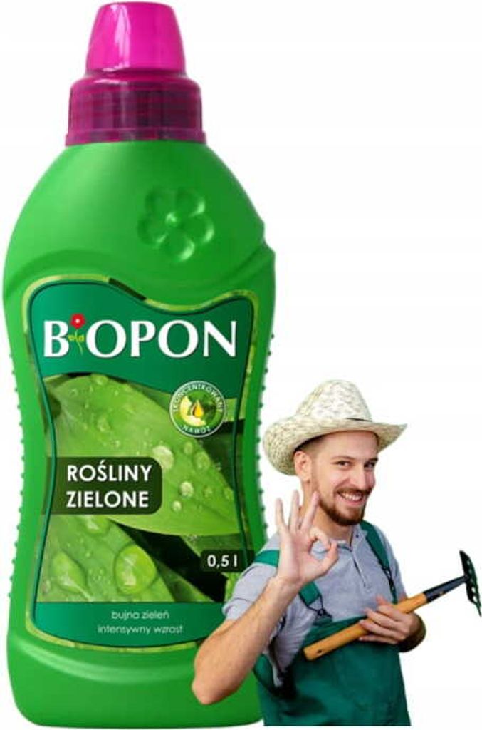 Concime per piante verdi BIOPON 0,5L Immagine del prodotto 