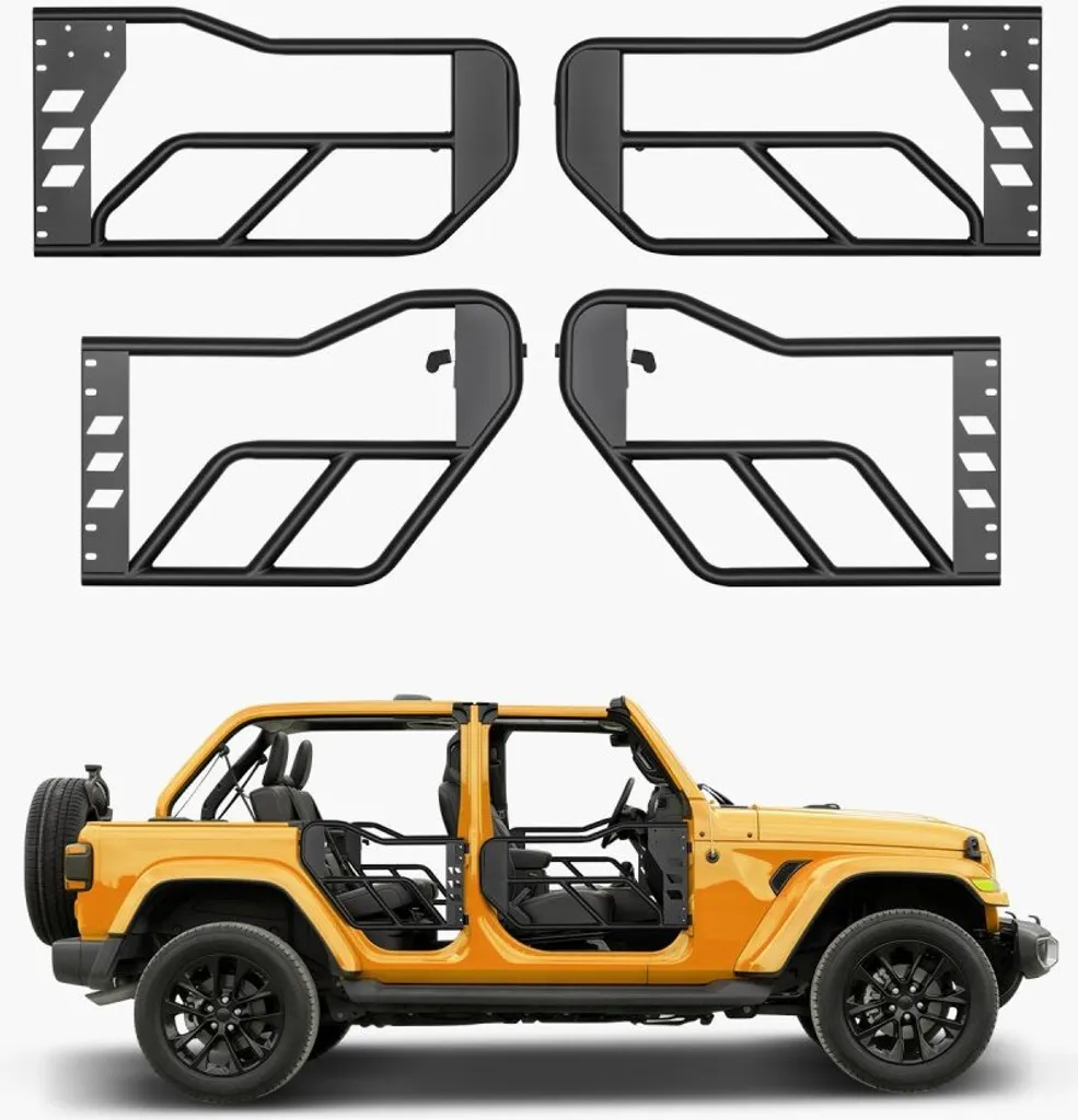 Portes d'Été Tubulaires pour Jeep Wrangler JK 2007-2018 Adventure-Stil