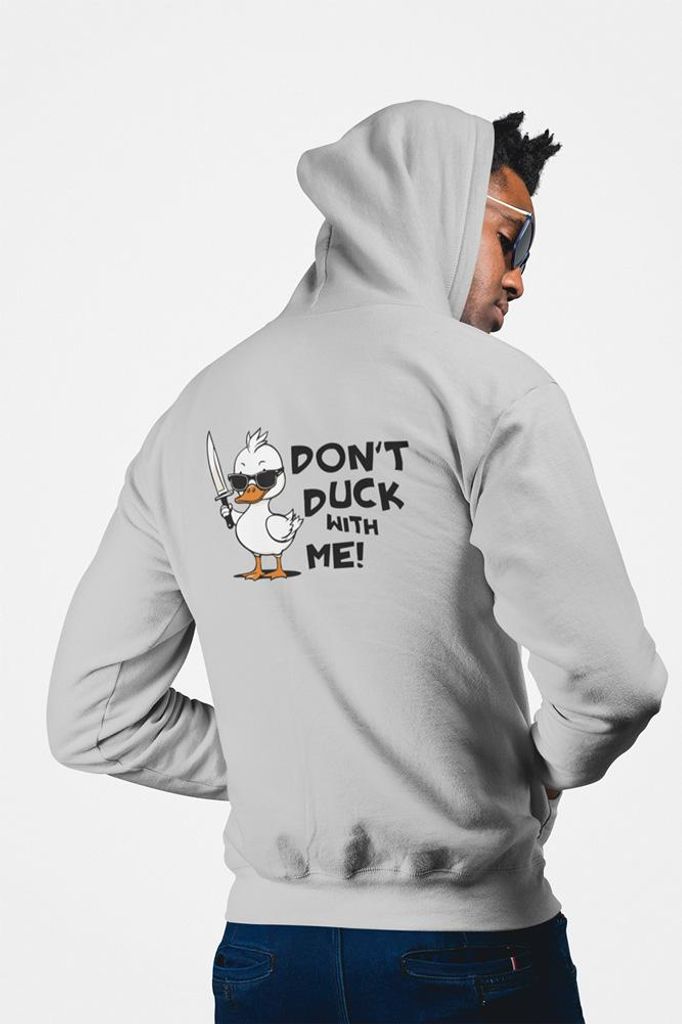 D&B Uni Hoodie ZIPEB00019 Duck HellGrau-Größe L