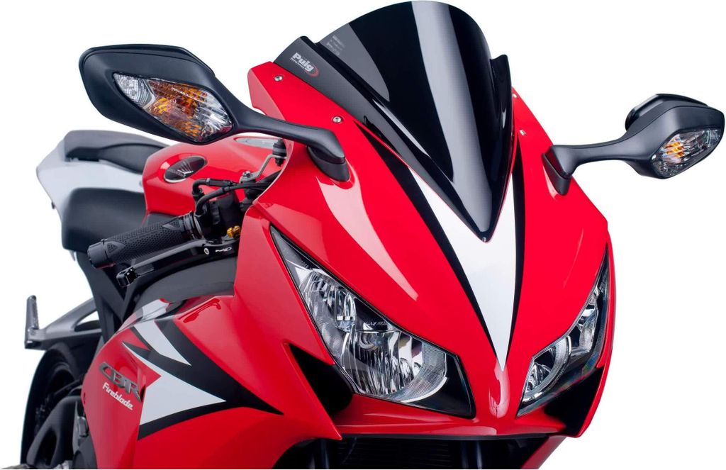 PUIG 5994N Z-Racing Scheibe passend fuer HONDA CBR1000RR FIREBLADE SP Schwarz