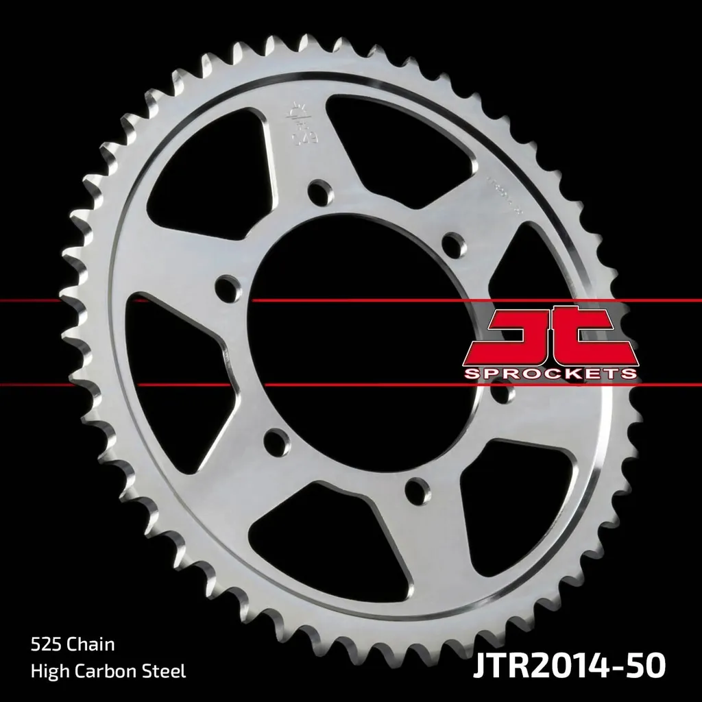 Couronne Kettenrad 50Z 525 SI Haute Résistance pour Chaîne de Moto