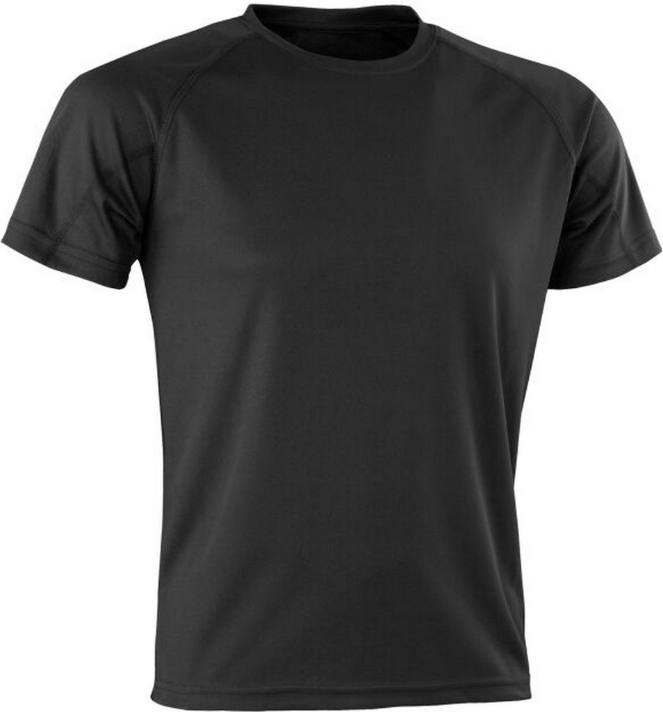 Spiro - "Impact Aircool" T-Shirt für Herren BC4856 (2XL) (Schwarz)