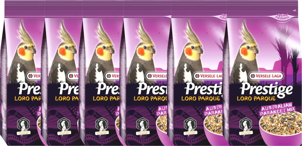 Loro Parque Mix 6 Confezioni: Dieta Premium per Ninfe Australiane