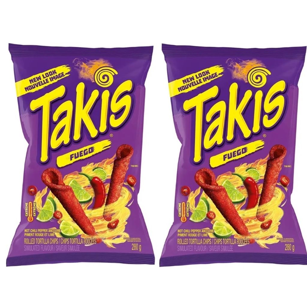 3x Takis Blue Heat Chips Hot Chilli Pepper Tortilla USA Mexiko