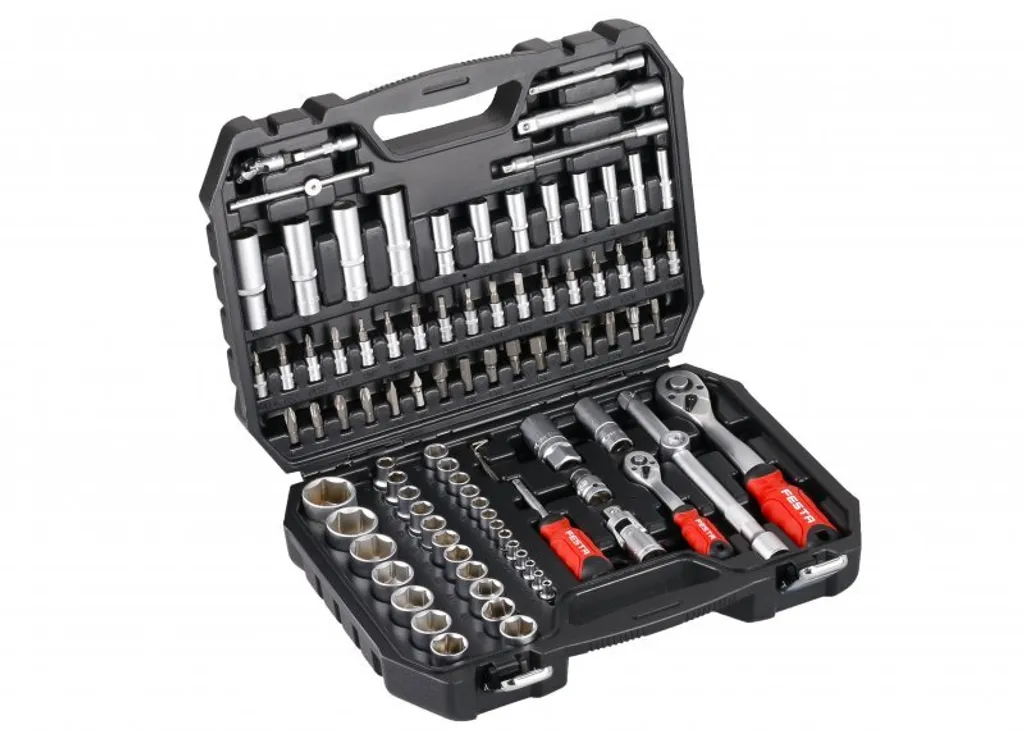 Gola Sada FESTA CrV 94 Pezzi 1/4"-1/2" | Kit Meccanica Professionale