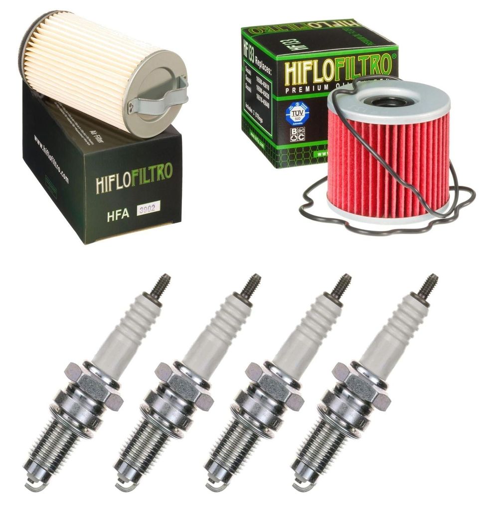 Service-Kit für Suzuki GSX 1100 EX 1983 Luftfilter Ölfilter Zündkerzen von pamoto - Neu