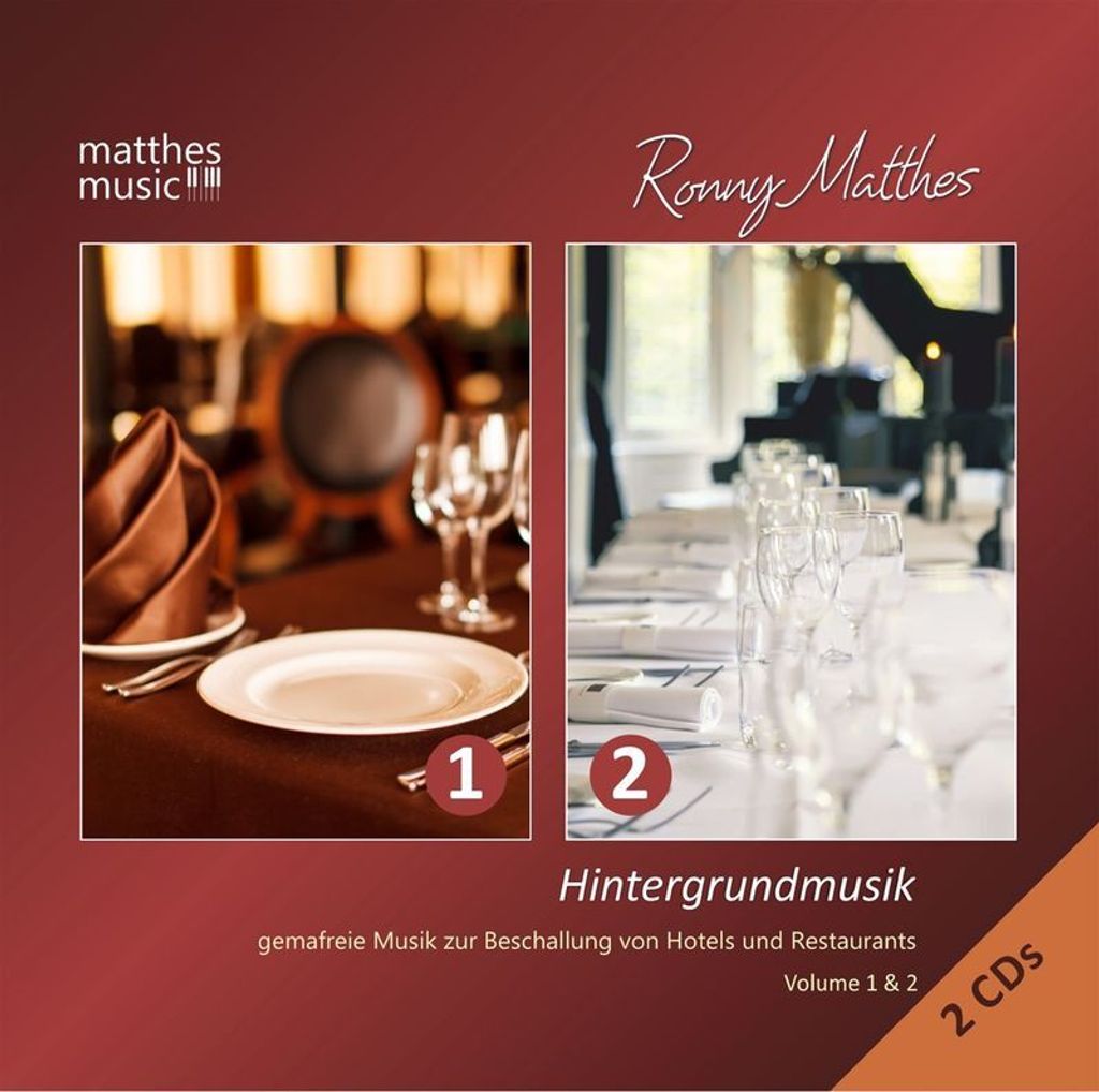 Hintergrundmusik: Vol.1 & 2-Gemafreie Musik (2cds)