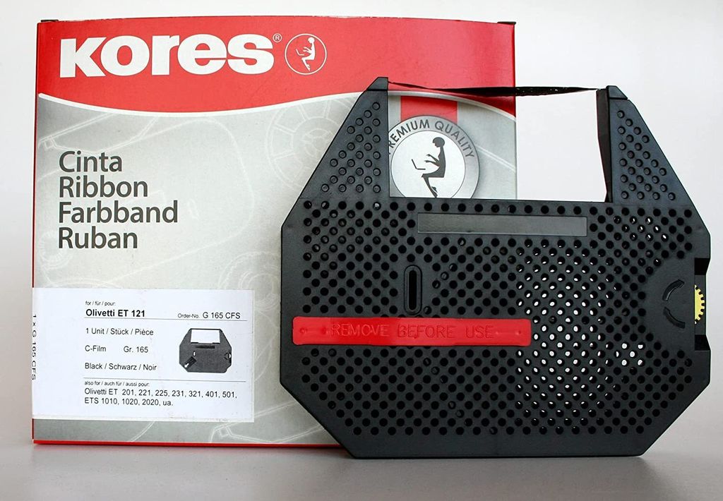 Kores Farbband für olivetti ET 121 Carbon schwarz