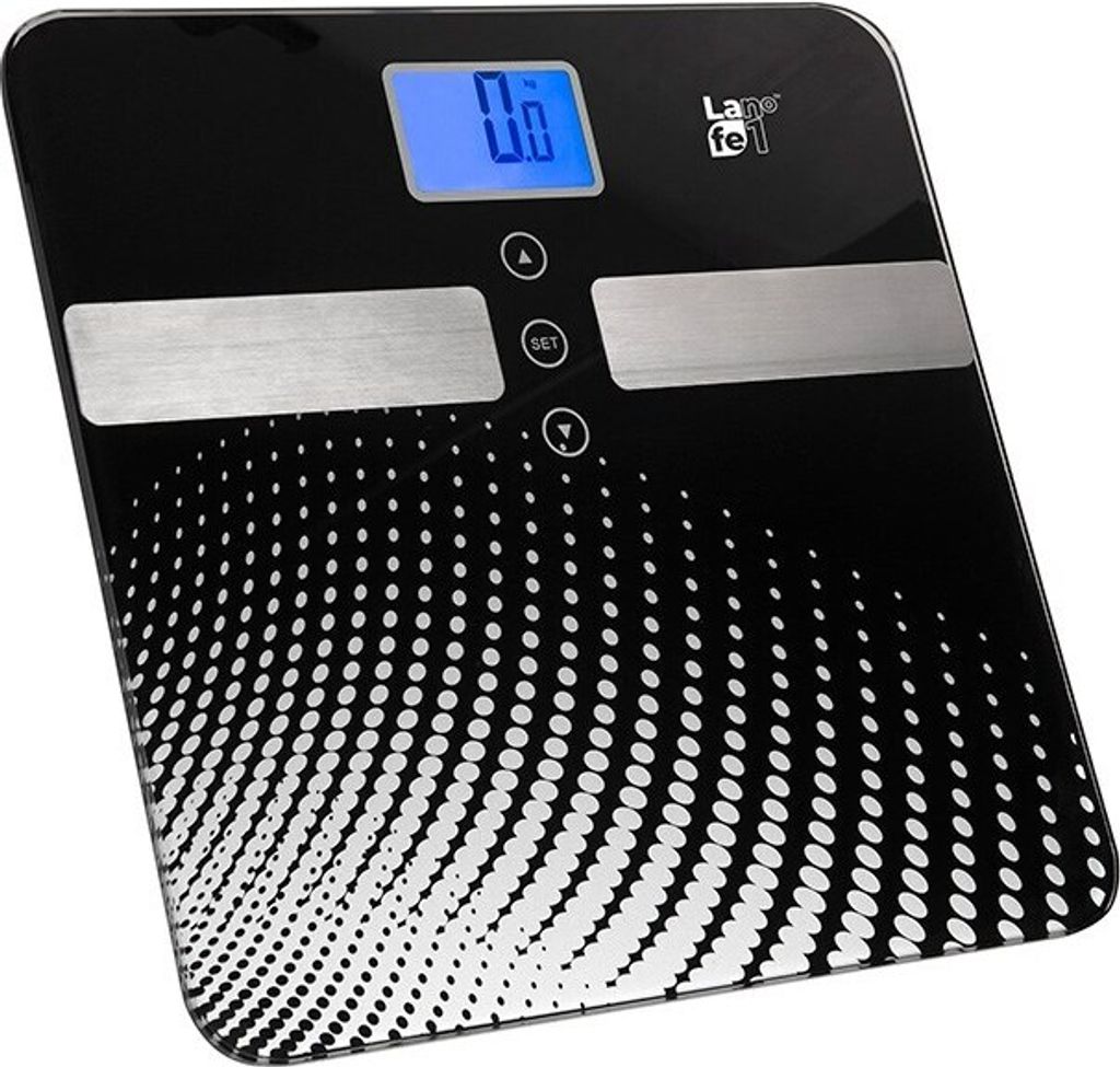 LAFE WLS003.0 Personenwaage Quadratisch Weiß Elektronische Produktbild 
