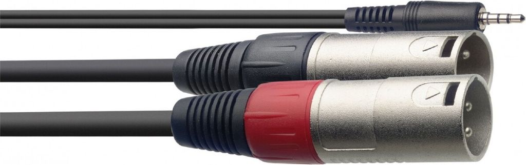 Y-Kabel, Mini-Klinke/XLR (m/m), 3 m