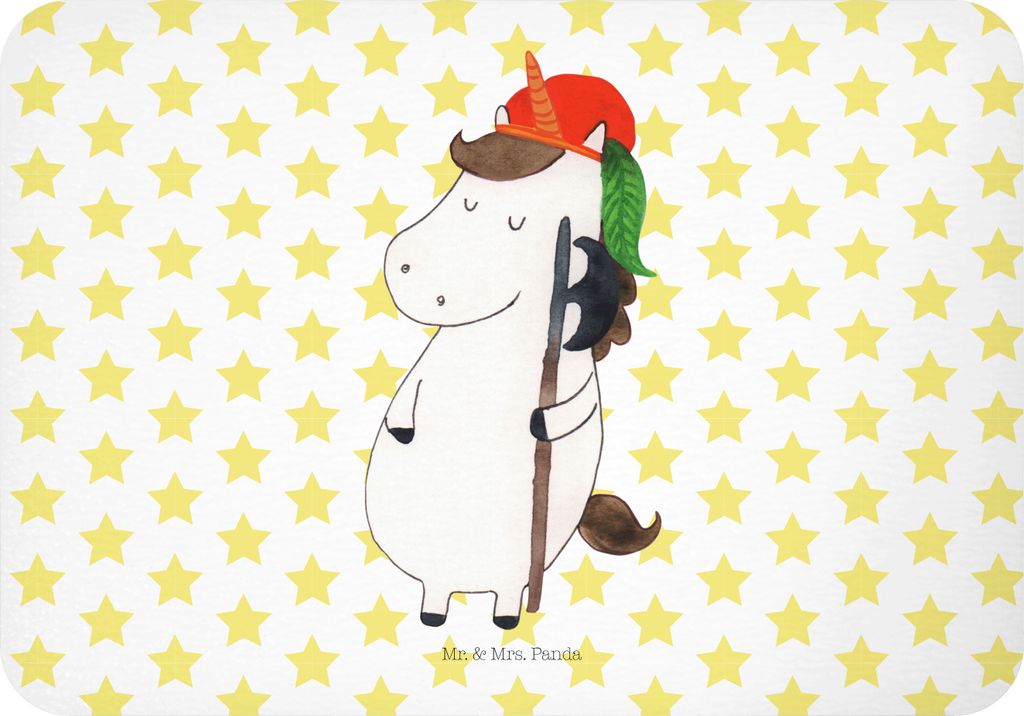 Mr. & Mrs. Panda magnet Einhorn Junge - Weiß - Geschenk, Pinnwandmagnet, Mittelalter, Bube, Kühlschrankmagnet, Unicorn, Notizhalter, whiteboardma...
