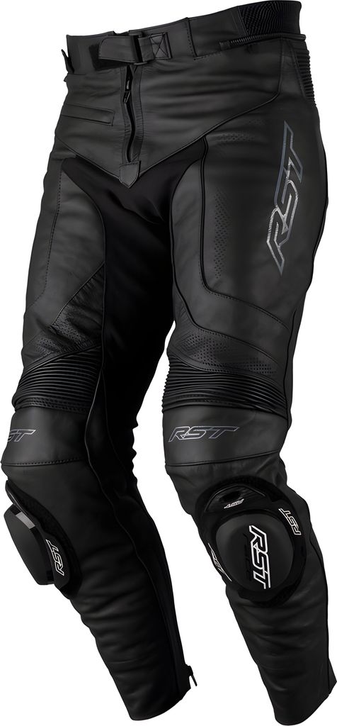 RST S1 CE Damen Lederhosen Schwarz/Schwarz Größe: 18
