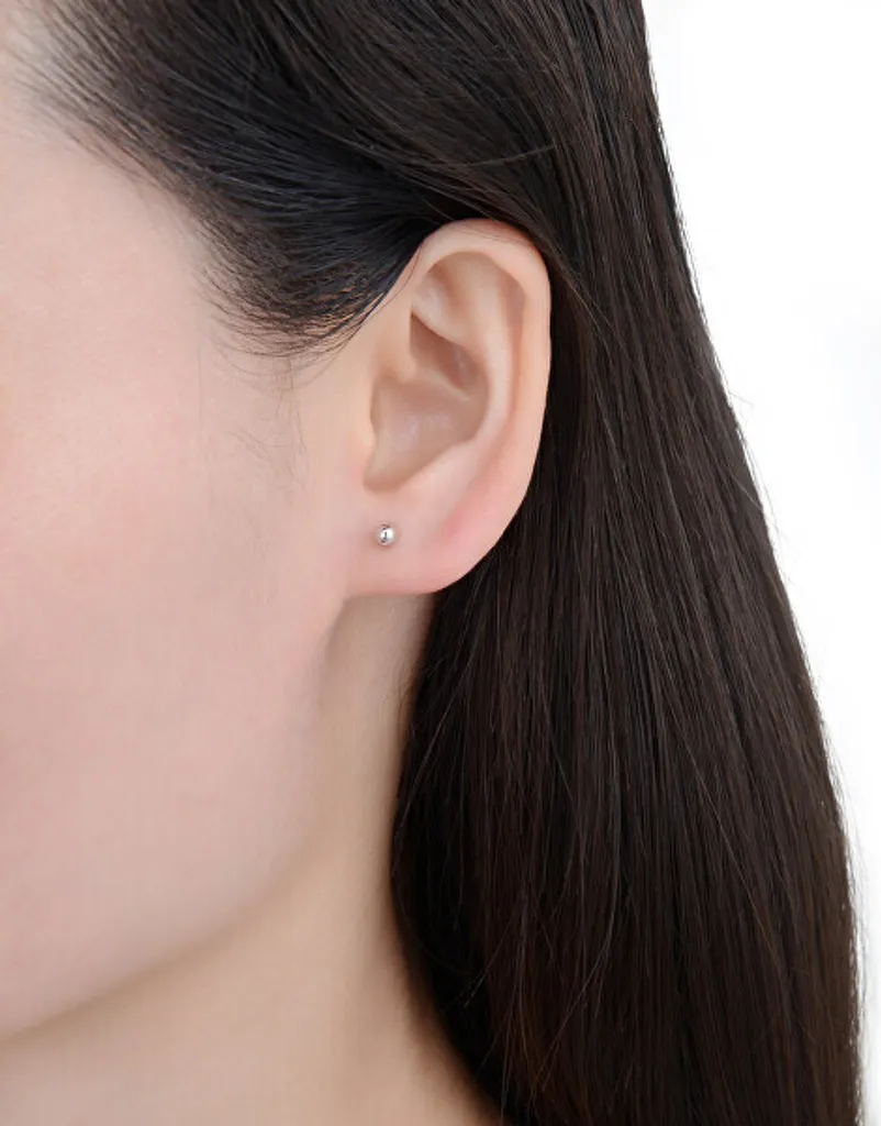 Materia, orecchini da donna e ragazza, in argento 925, 15 mm, SO