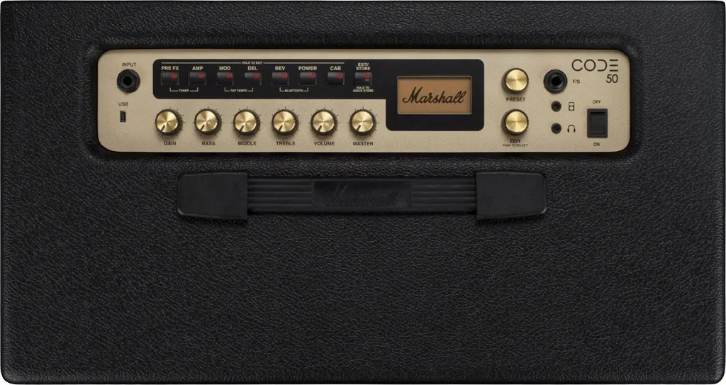 Marshall CODE50 : Tous les Sons Marshall dans un Ampli Combo Compact