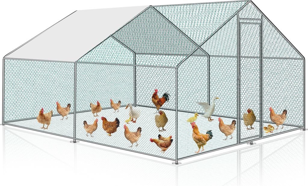 TolleTour 3x4x2m Pollaio Recinto per animali Recinto per Immagine del prodotto 