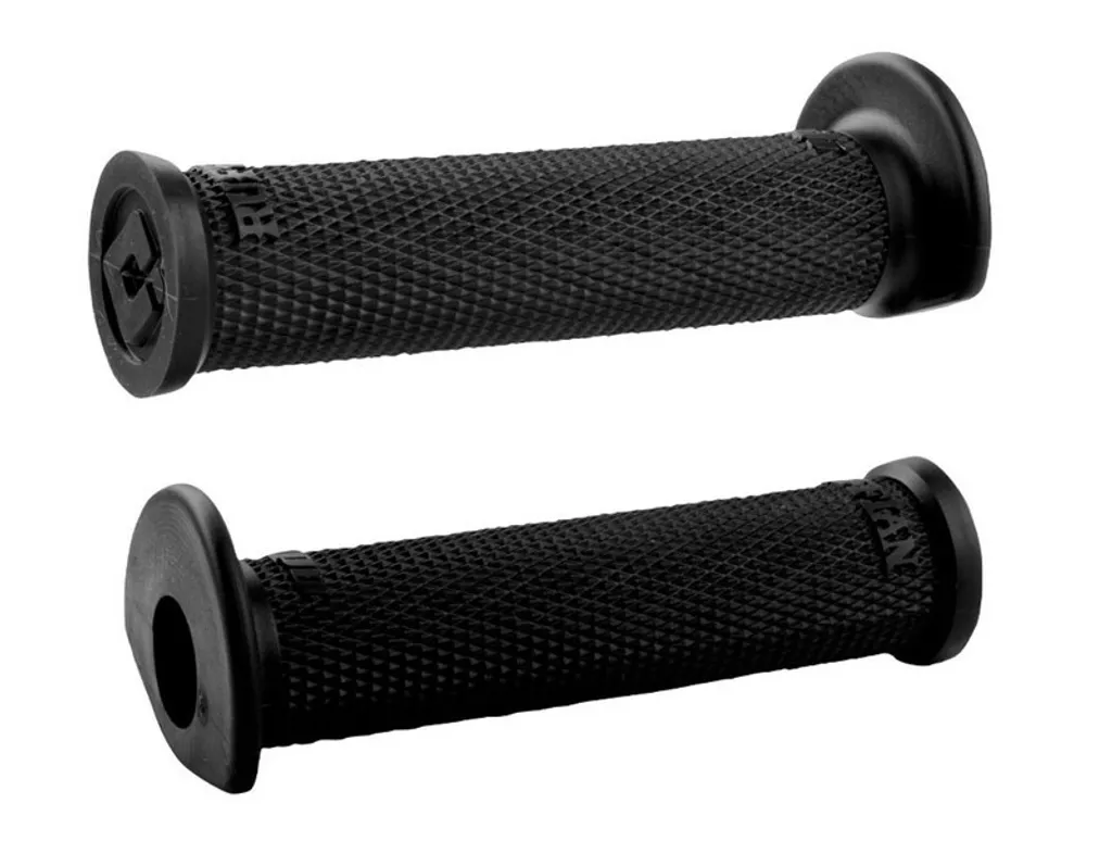 Manopole Nere ODI Ruffian Single Ply: Il Top del Grip per il tuo Manubrio