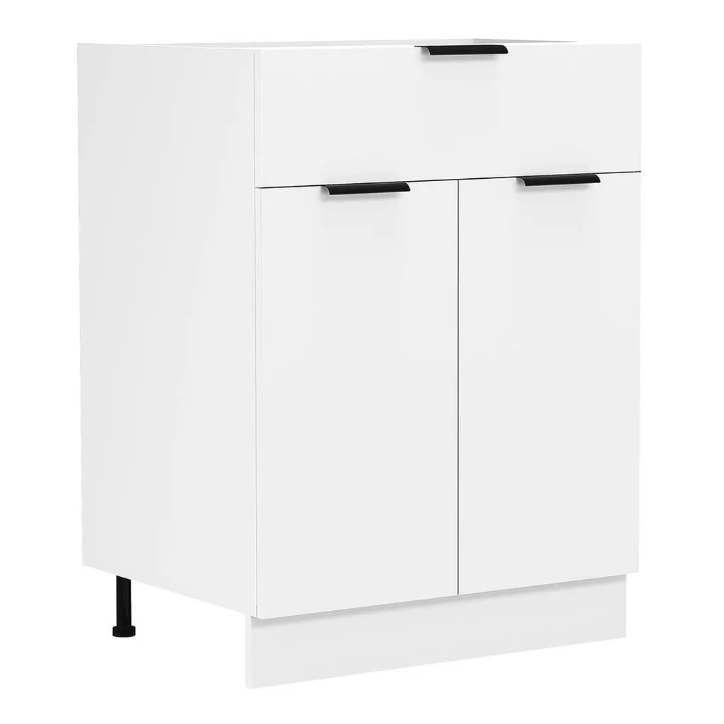 Mobile Base Cucina Bianco 60cm Fasola | Design Salvaspazio Moderno