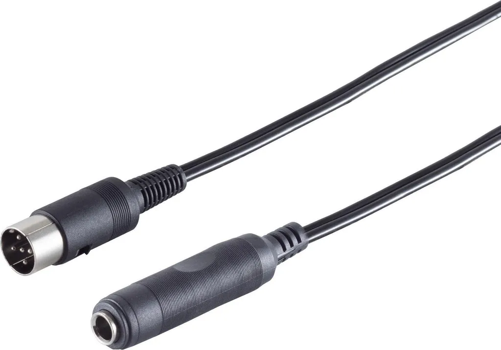 Câble Audio Jack DIN avec Fiche Cube 5 Broches pour Système Hi-Fi