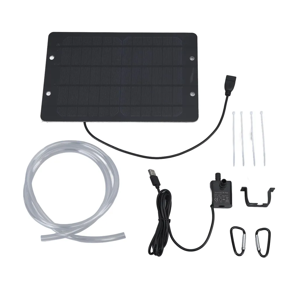 Kit fontaine solaire pour abreuvoir d'oiseaux et décoration de jardin