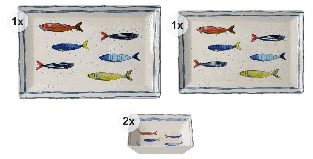 Servier-Set 4 tlg. Maro Produktbild 