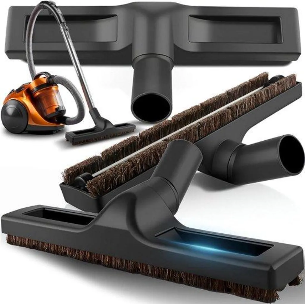 Embout aspirateur parquet 32 mm universel avec poils naturels doux