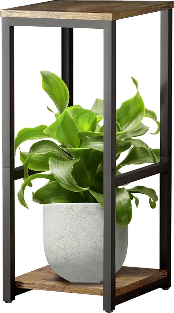 Support d'angle pour plantes d'intérieur 80 cm gain de place moderne