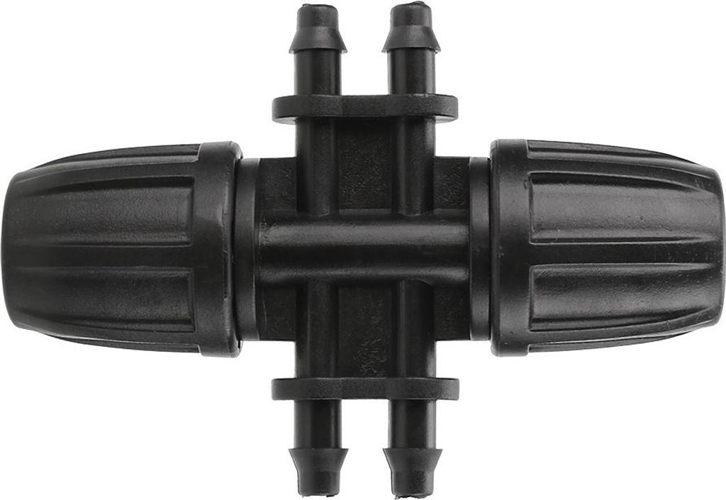 10Pcs Sechs Weg Garten Bewässerung Fitting Schlauch Anschluss für 9/12 4/7 Schlauch