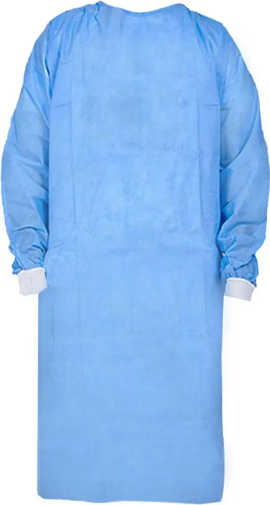 Camice Medico XXL Blu SMS 35g: Protezione Professionale Monouso
