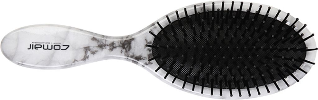 Comair Paddle Brush Marmor oval mit Nylonstiften