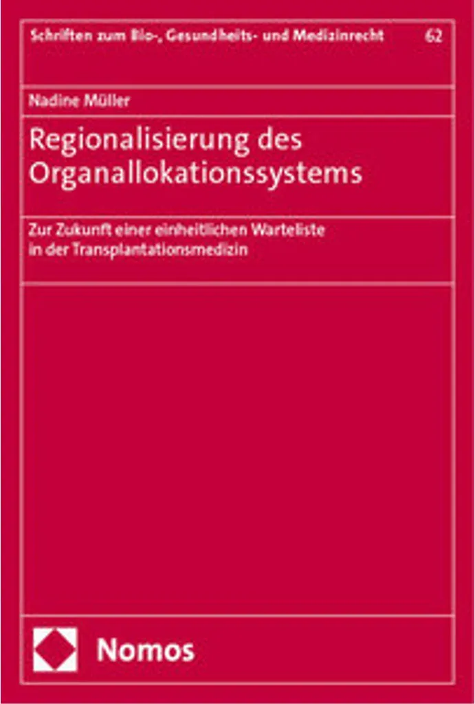 Solution Regionalisierung des Organallokationssystems : Enjeux Éthiques