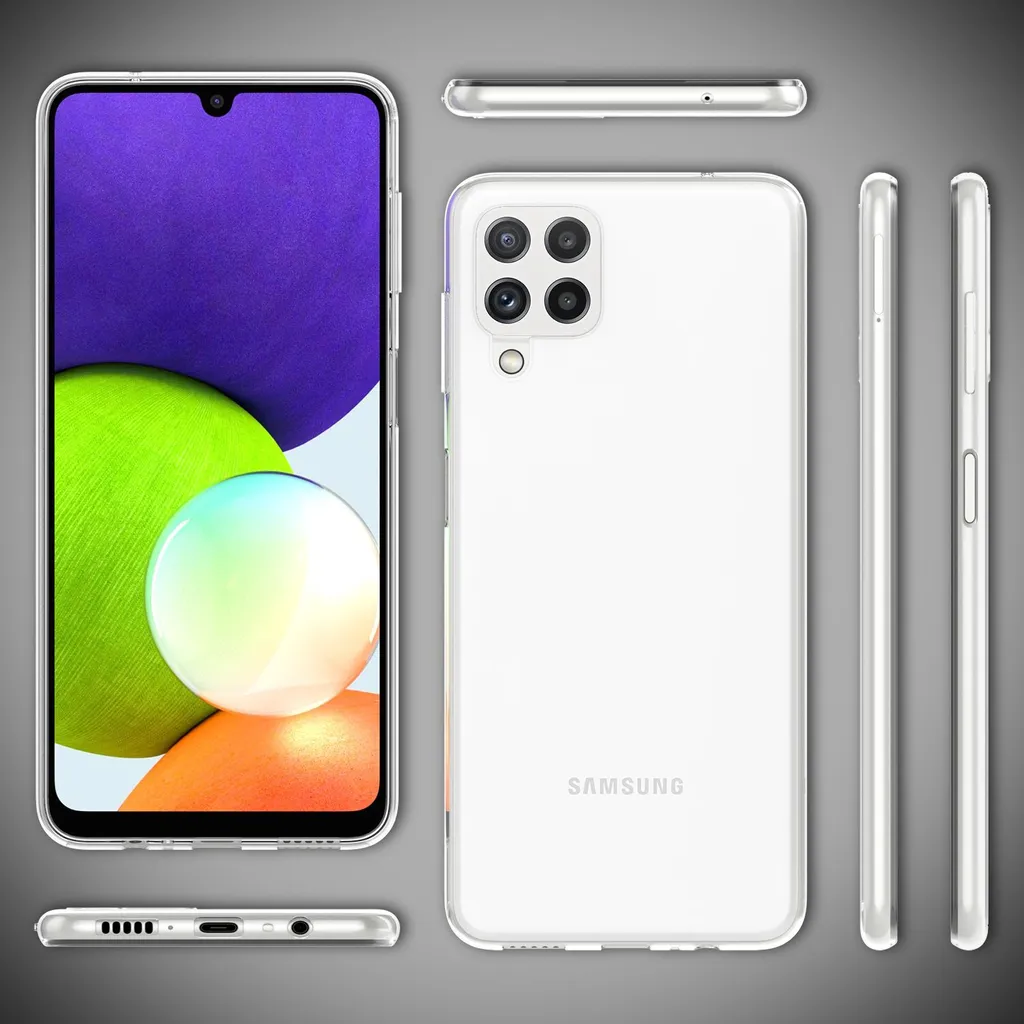 NALIA Cover Samsung Galaxy A22 Trasparente Silicone Soft Touch Originale - 7