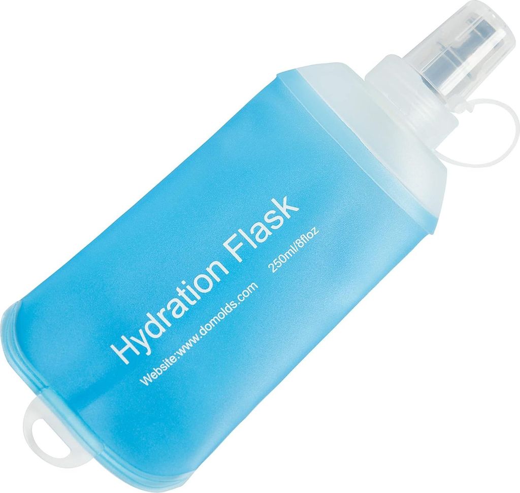 250 ml faltbare Trinkflasche für Hydratation - Ideal zum Radfahren, Laufen und Wandern
