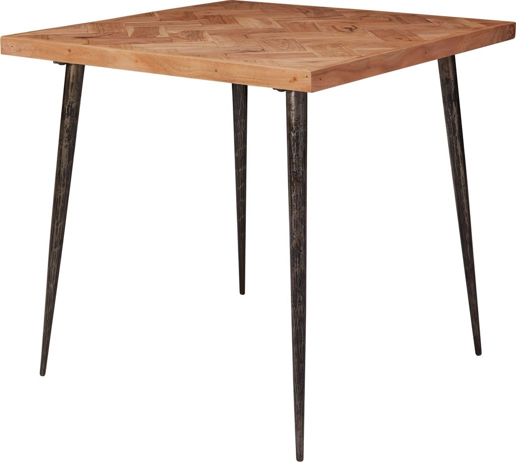Table de salle à manger LODI 80x76x80 cm bois massif acacia Image du produit 