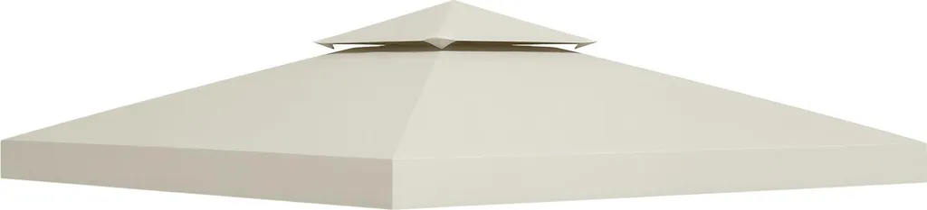 Toit de rechange 3x3m pour pavillon de jardin idéal pour ombrage terrasse