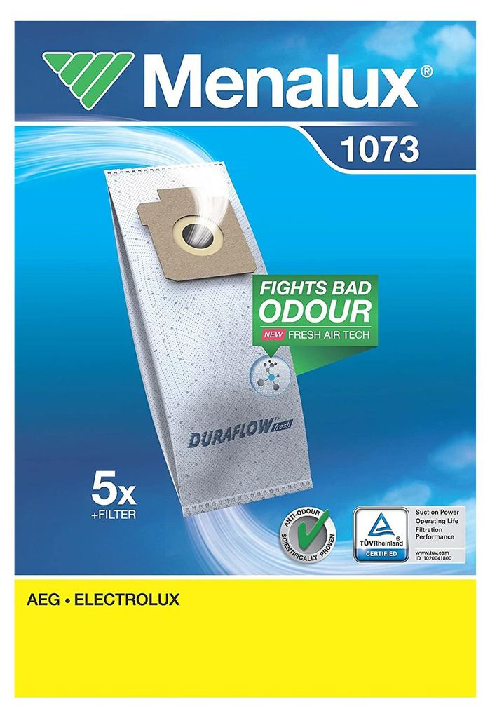Menalux 1073, Handstaubsauger, Staubbeutel, Weiß, AEG, AEG: Produktbild 