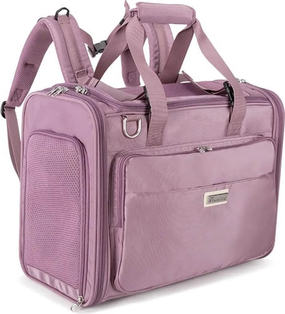 Sac de transport Baggy Truelove rose : sac à dos ergonomique chat/chien