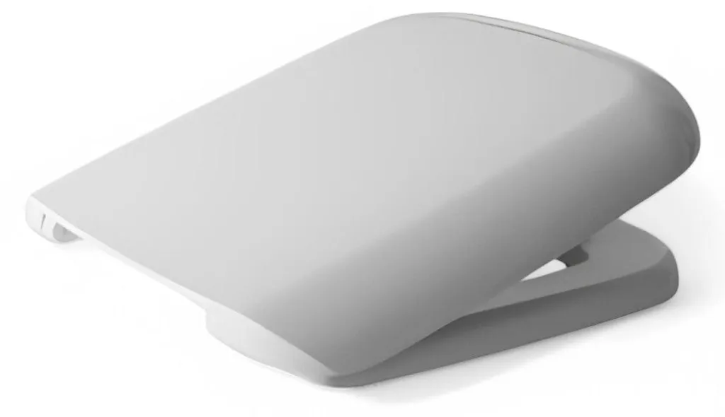 Abattant WC blanc robuste en résine thermodurcissable - Forme baquet